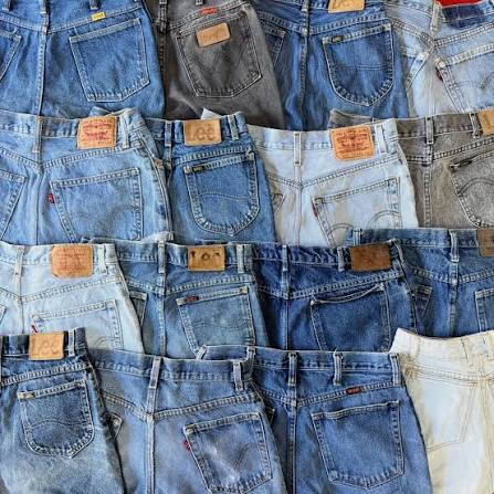 Denim — Vintage Levi's, trucker jackets, raw fades
